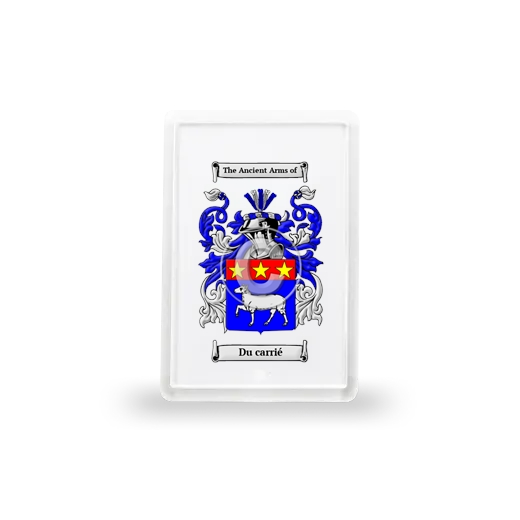 Du carrié Coat of Arms Magnet